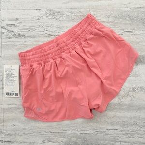 LULULEMON PINK TIDE Hotty Hot HR 2.5 Shorts